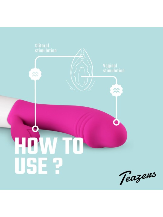Teazers – Realistic Rabbit Vibrator – Pink
