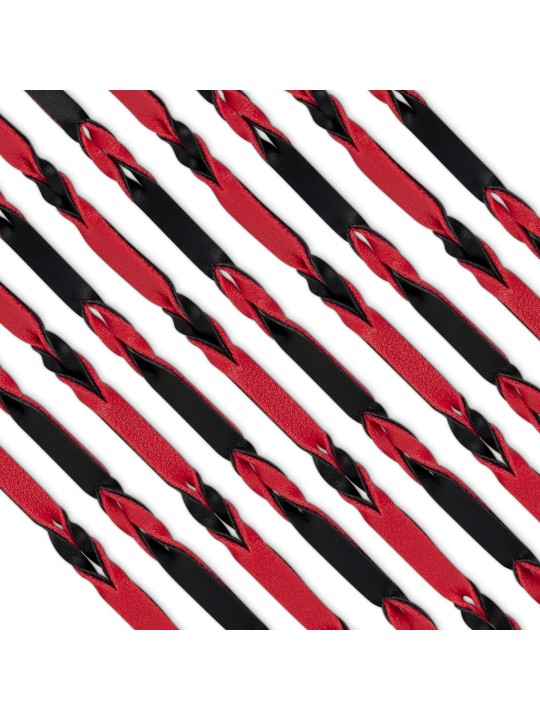 Easytoys Fetish - Flogger 64 cm - Red and Black