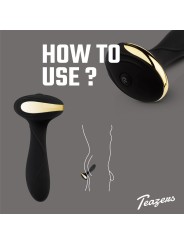Teazers – Heat Of The Moment Buttplug Vibrator – Zwart