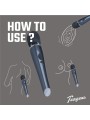 Teazers – Black Lightning Wand Vibrator – Zwart