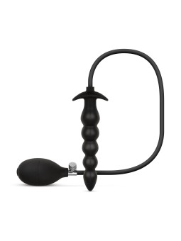 Anal Collection - Opblaasbare Dildo met Pomp 20 cm - Zwart