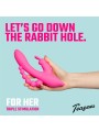Teazers – Double Rabbit Vibrator – Pink