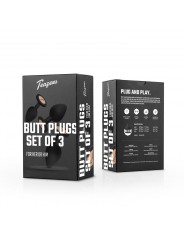 Teazers – Buttplug Set – Zwart