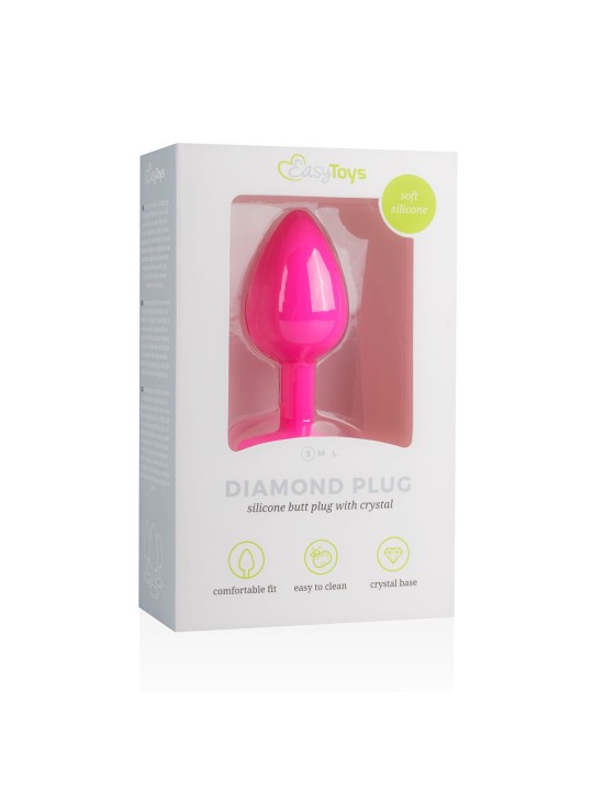 Diamond Plug Klein - Roze