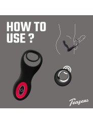 Teazers Cock & Ball Ring Prostate Vibrator with Remote Control