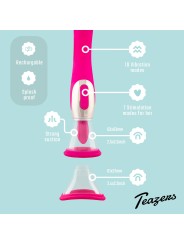 Teazers - Pleasure Pump With G-Spot Vibrator - Pink