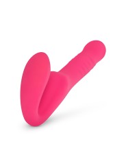 Teazers Strapless Strap On Vibrator - Roze