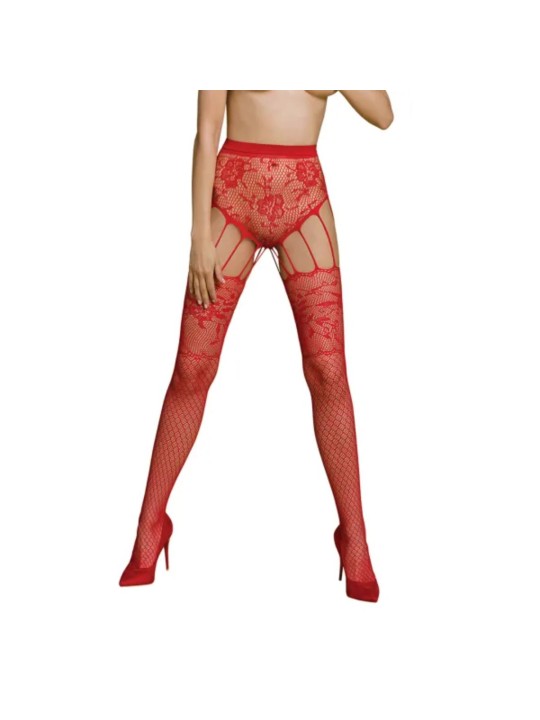 Passion ECO - S004 Bodystocking - Rood