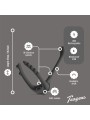 Teazers Driedubbele Prostaat Vibrator met Afstandsbediening