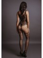 Le Desir - Lace and Fishnet Bodystocking - Black