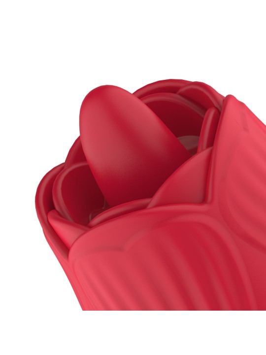 Teazers Roos Vibrator - Likken en Vibreren