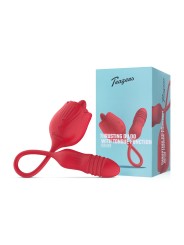 Teazers – Roos Stotende Dildo Vibrator – Rood