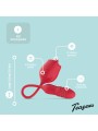 Teazers – Roos Stotende Dildo Vibrator – Rood