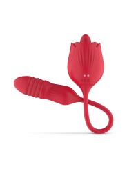 Teazers – Roos Stotende Dildo Vibrator – Rood