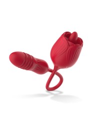 Teazers – Roos Stotende Dildo Vibrator – Rood