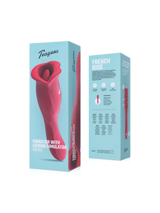 Teazers Vibrator met Likkende Clitoris Stimulator
