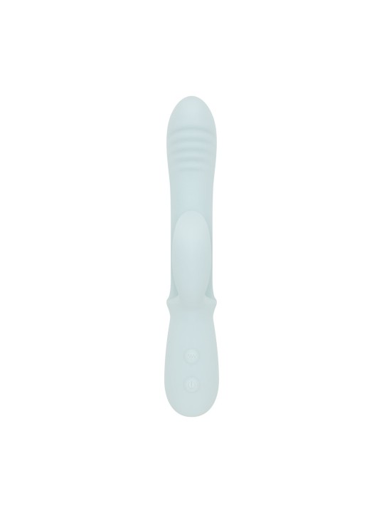 Good Vibes Only - Triple Stimulation Vibe - Soft Silicone - Blauw