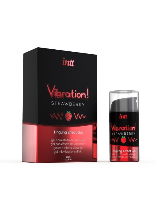 INTT - Vibration! Strawberry Tintelende Gel