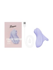Teazers - Finger Vibrator Tapping Toy - Purple
