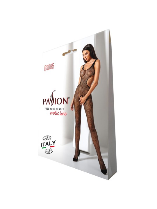 Passion - BS085 Catsuit - Zwart
