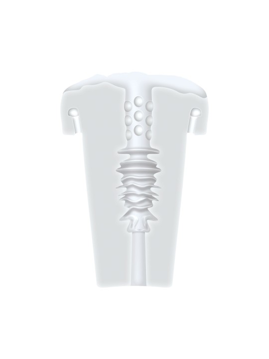 Evolved - Sucking Good Vibrating Masturbator - Transparent