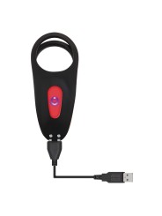 Evolved - Vibrating Penis Verlenger - Zwart