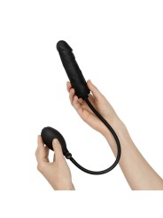 Anal Collection - Opblaasbare Dildo met Pomp 14,5 cm - Zwart