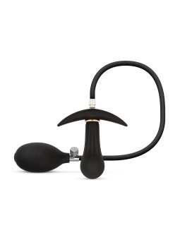 Anal Collection - Opblaasbare Buttplug met Pomp 8 cm - Zwart