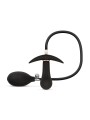 Anal Collection - Opblaasbare Buttplug met Pomp 8 cm - Zwart
