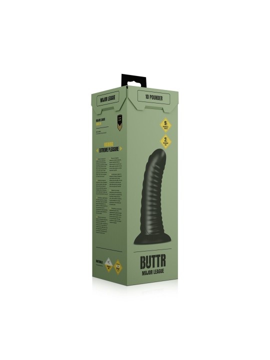 BUTTR - Double Ribbed Buttplug - 26cm