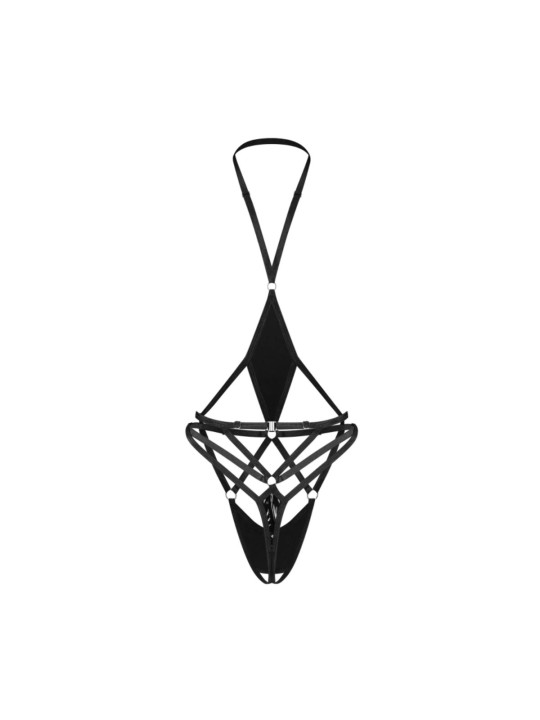 Obsessive – Keira Lise Open Teddy – Zwart