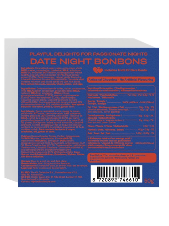 The Oh Collective – Date Night Bonbon – Speelse Liefdeschocolade