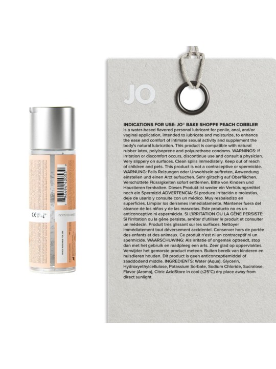 JO - Bake Shoppe Perziktaart Glijmiddel - 60ml