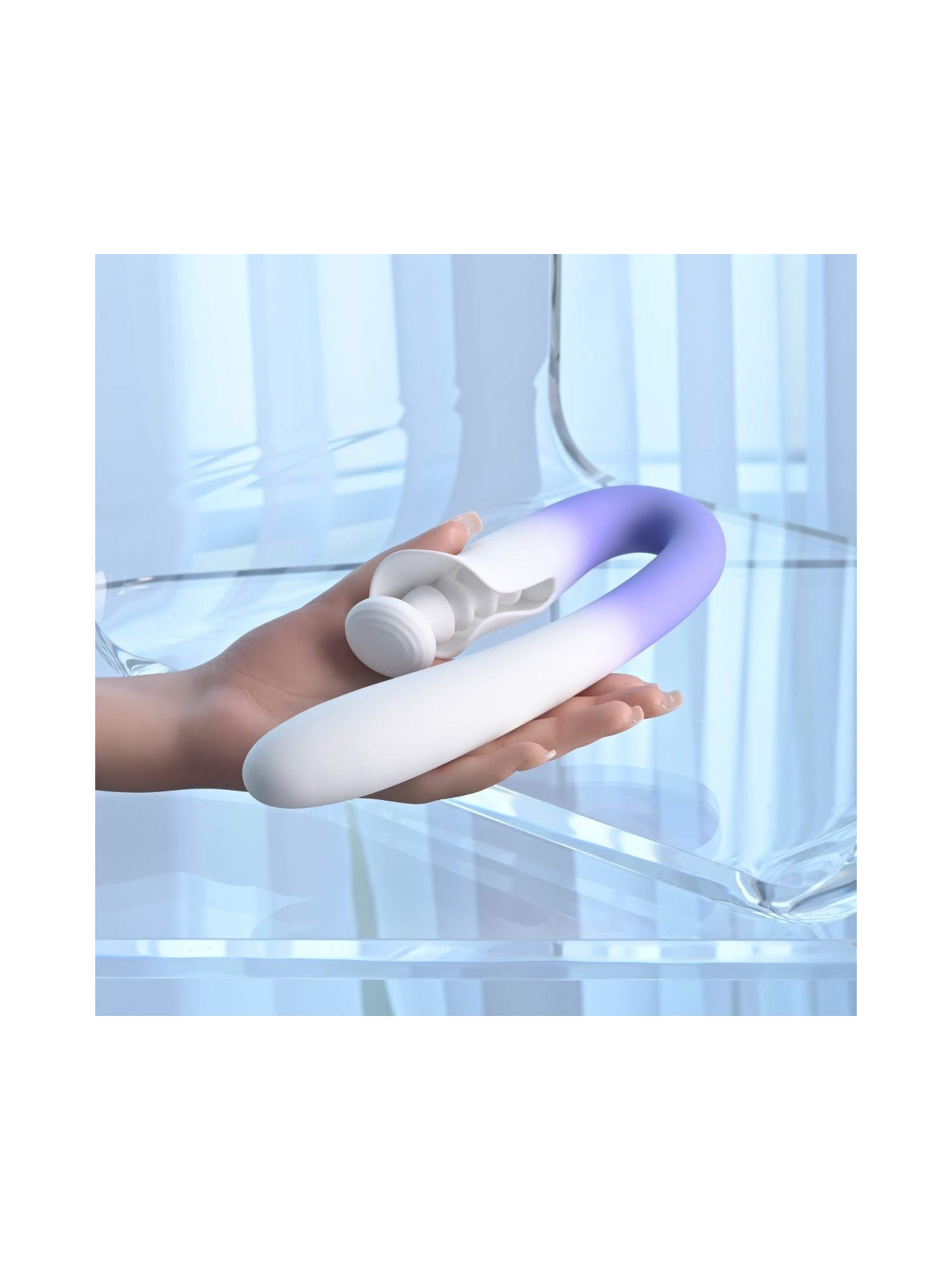 Evolved - Spring Loaded Multi Rabbit Vibrator - Paars