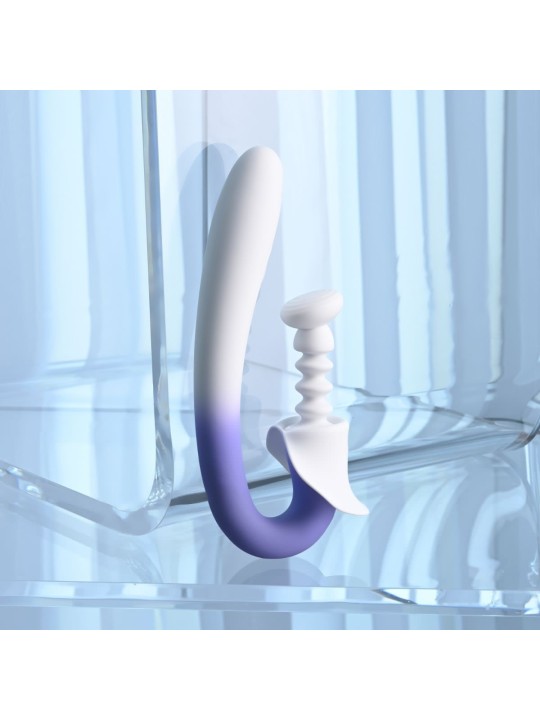 Evolved - Spring Loaded Multi Rabbit Vibrator - Paars