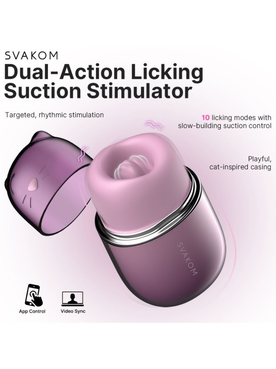 SVAKOM - Klitty Clitorisstimulator - Dusty Lavender