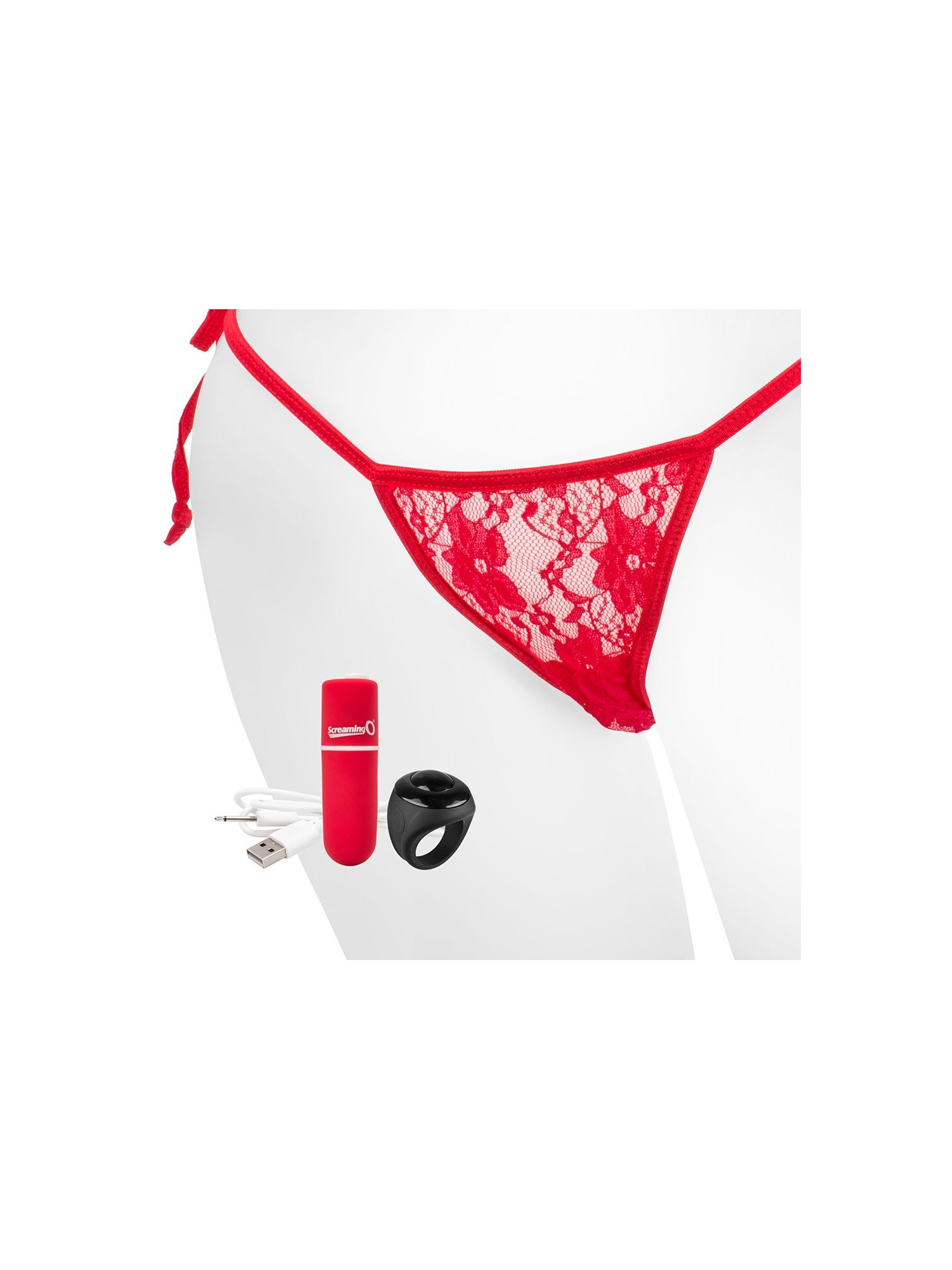 The Screaming O - Charged Remote Control Panty Vibe Rood