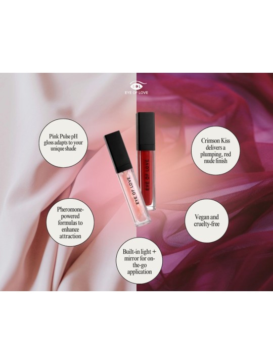 Eye of Love - Matchmaker Kiss Chemistry Lip Gloss - Crimson Kiss
