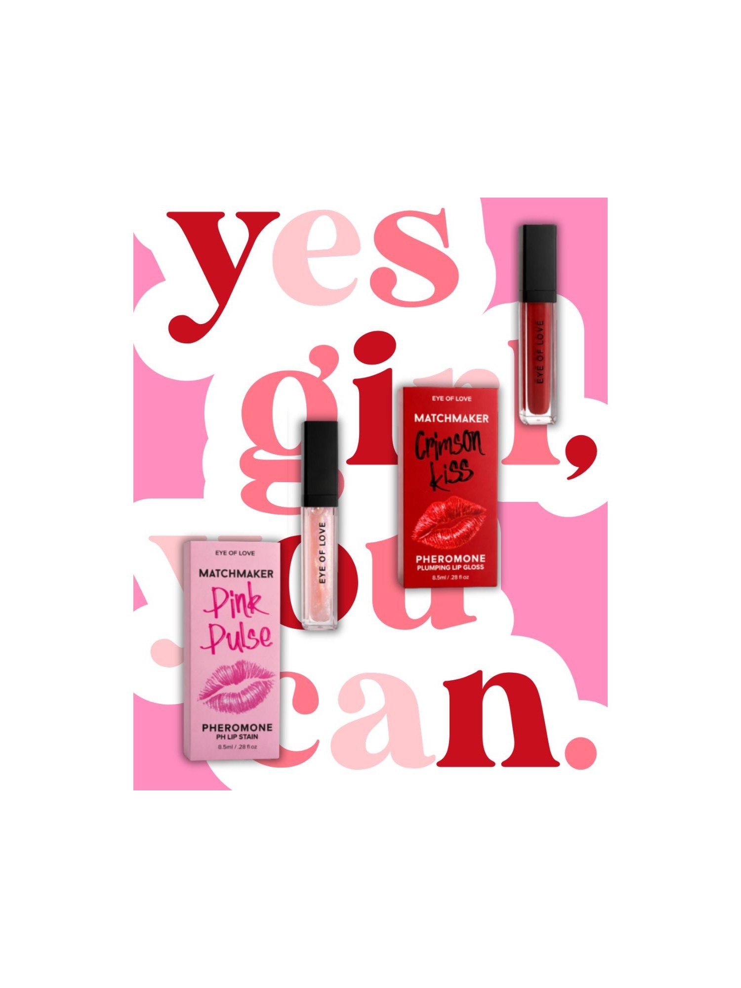 Eye of Love - Matchmaker Kiss Chemistry Lip Gloss - Pink Pulse