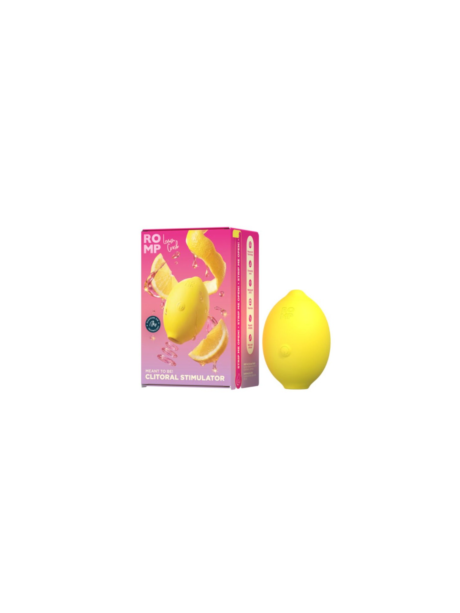 ROMP - Lemon Crush Luchtdrukstimulator - Geel