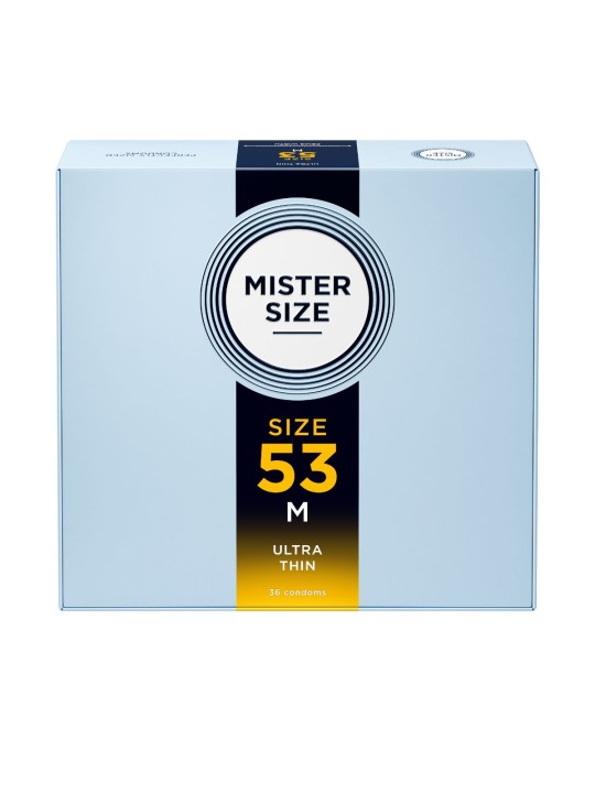 MISTER.SIZE - M Ultra Thin Condoms - 36 Pieces