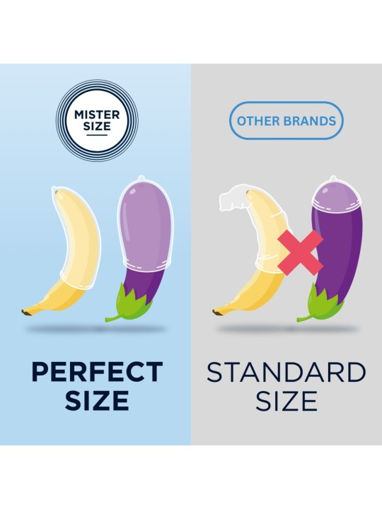 MISTER.SIZE - L Ultra Thin Condoms - 10 Pieces