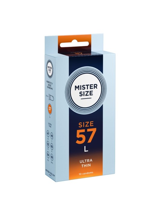 MISTER.SIZE - L Ultra Thin Condoms - 10 Pieces