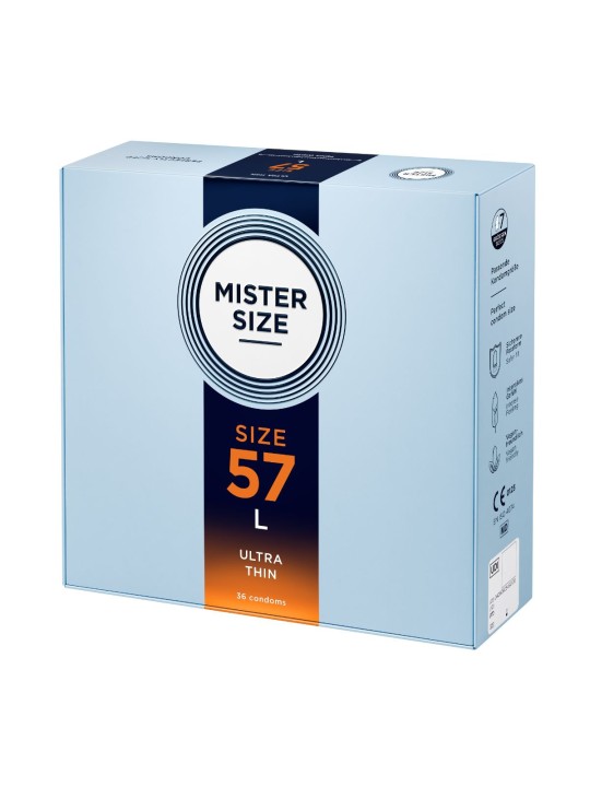 MISTER.SIZE - L Ultradunne Condooms - 36 Stuks