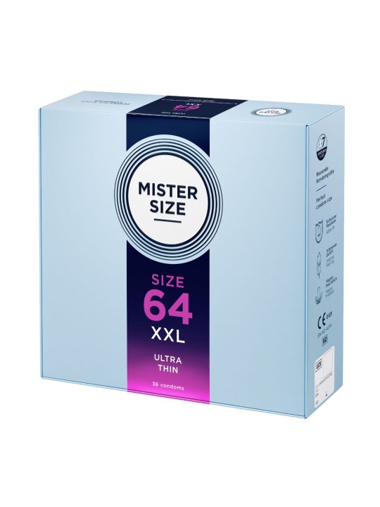 MISTER.SIZE - XXL Ultradunne Condooms - 36 Stuks