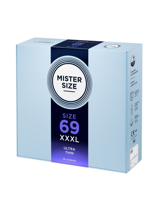 MISTER.SIZE - XXXL Ultradunne Condooms - 36 Stuks