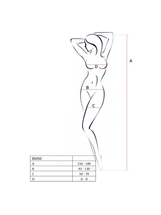 Passion - BS051 Catsuit - White