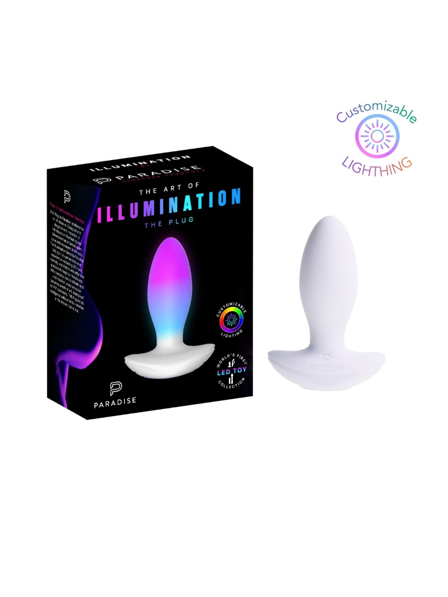 Paradise Pleasure Products - Illumination The Plug - White