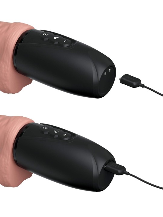 King Cock Plus Stotende En Verwarmende Vibrator