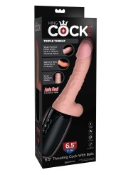 King Cock Plus Stotende En Verwarmende Vibrator